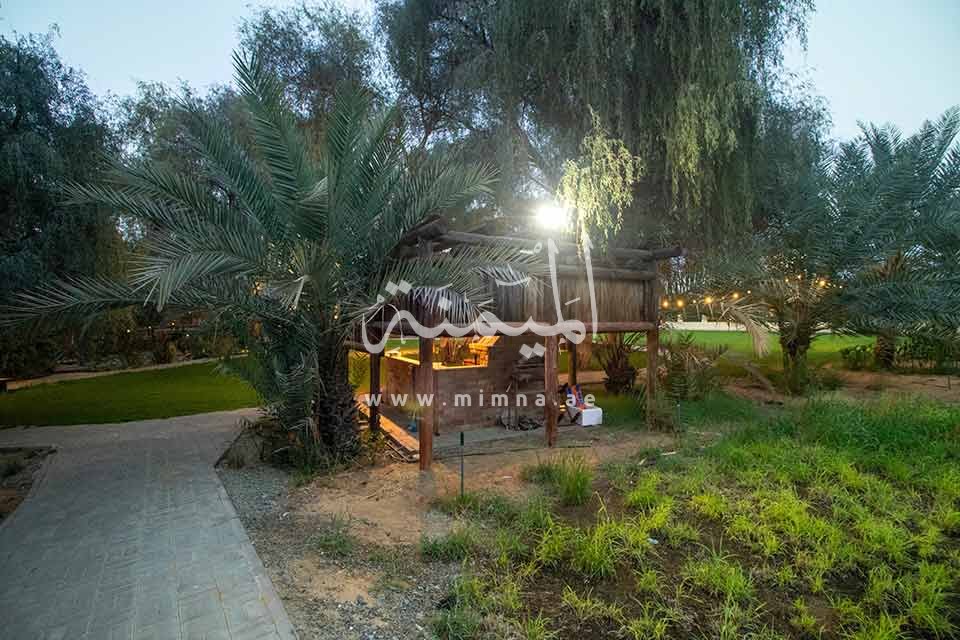 منطقة شواء في مزرعة جميلة في وادي العمردي دبي