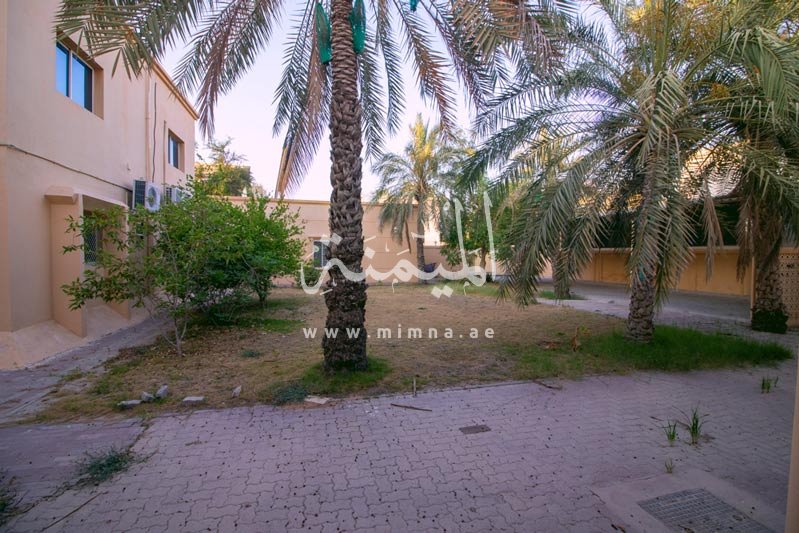 Garden area of a villa in Al Mamzar Dubai